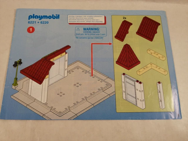 Lot De 2 Clés De Montage Playmobil Pour Maisons Et Bâtiments - Occasion Bon état, Vintage