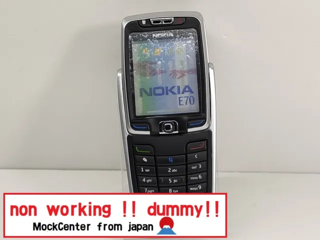 【dummy!】 NOKIA E70 （color black） non-working cellphone