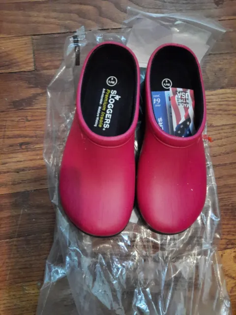 Sloggers Garden/Rain Shoes Size 6 Rose Pink Nwt