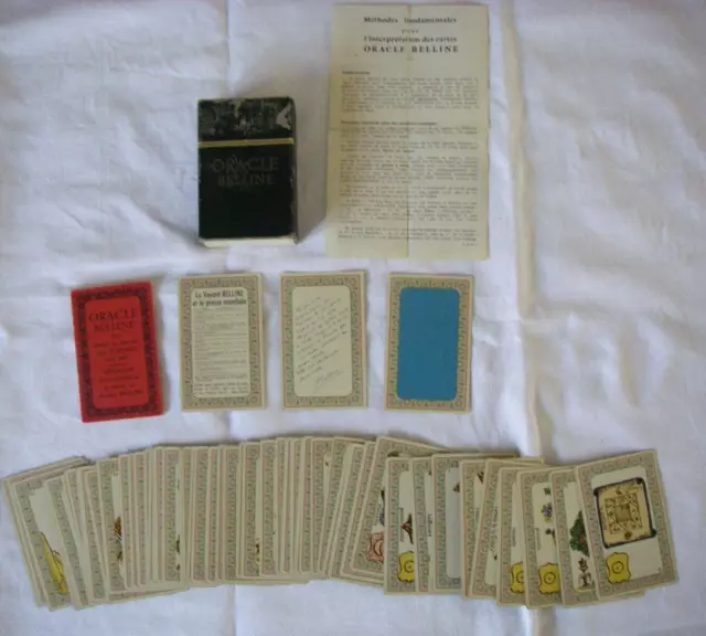 Oracle De Belline Tarot Divinatoire De 1960 1 Ere Edition La Ducale "Tres Rare" 2