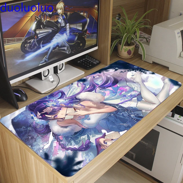 RAIDEN SHOGUN GENSHIN Impact Anime Keyboard Mouse Pad Game Playmat 70