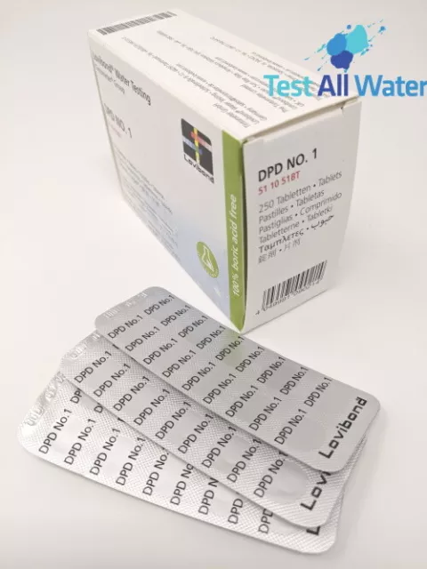Lovibond DPD No 1 Free Chlorine Tablets - 250