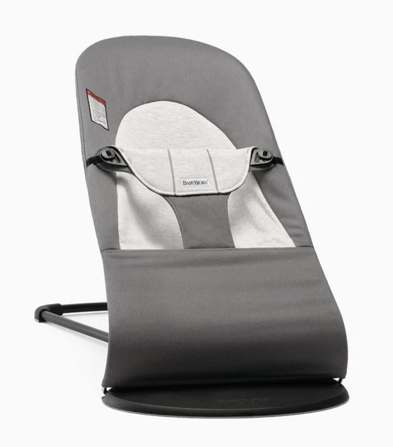 BabyBjörn Bouncer Balance Soft, Cotton/Jersey, Dark Gray/Gray (005084US)