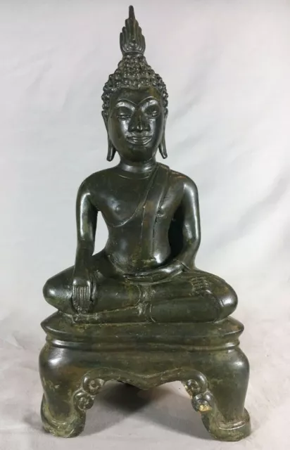 Thai Bronze Ayutthaya Buddha Statue 16th-17th Century, Thailand