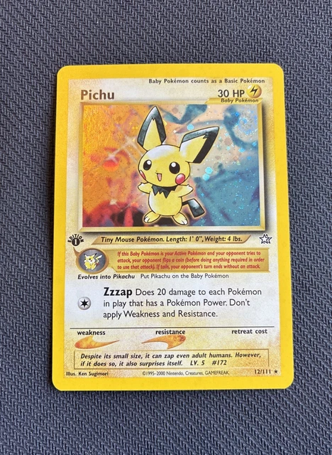 Pichu 12 111 Edition 1  VENDRE! - PicClick FR