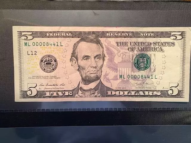 Special Serial Numbers  Us Currency    Low Serial Number   00008441