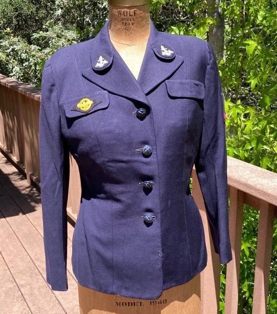 WW2 USN US Navy Female Woman's Pharmacist Mate Uniform Blouse Waves £ ...