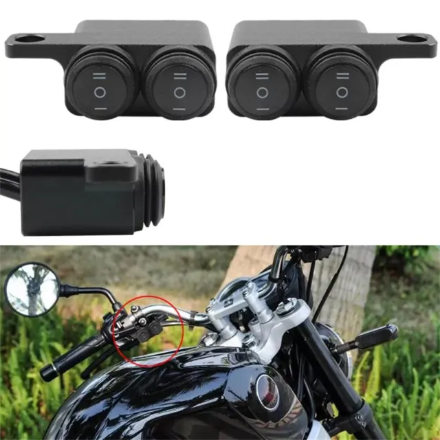 Enhanced Motorcycle ATV Handlebar Button Switch for Fog Lights and Spotlights