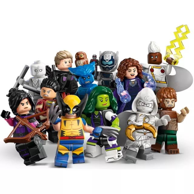 LEGO 71039 Marvel Serie 2, kompletter Satz mit 12 verschiedenen Minifiguren