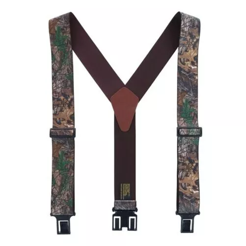 New Perry Suspenders Men's Elastic Realistic Camo Print suspenders (Tall