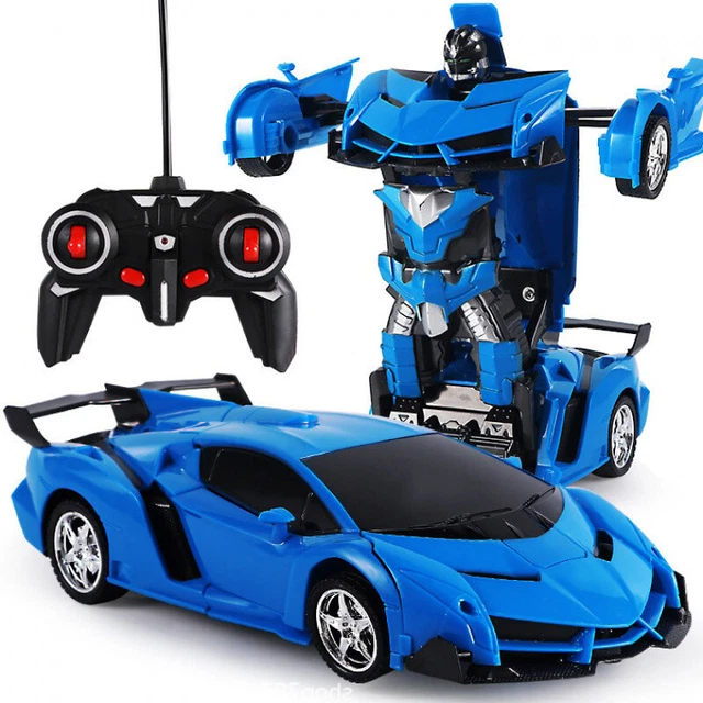 2 IN 1 Robot Lamborghini Super Transformer Remote Control Car Toy