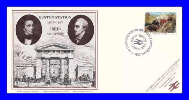 1987 - 150th Annniversary of Euston Station (Covercraft) Cover