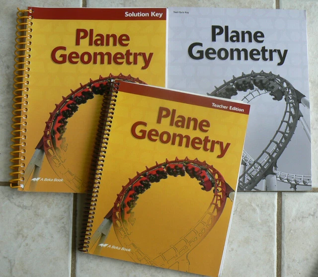 ABEKA PLANE GEOMETRY 2nd Ed.LN TE,Solution Key,Test/Quiz Key,2006