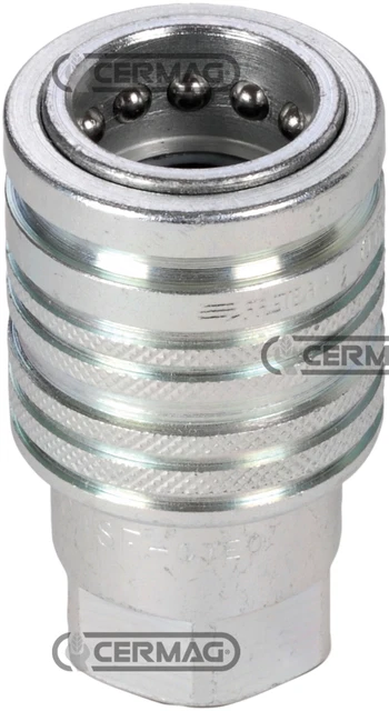 Giunto Push Pull Femmina Serie 3 - Raccordo Idraulico 12-L Paratia - Foto 7