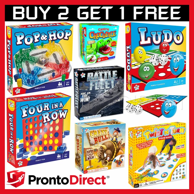 CLASSIC TRADITIONAL FAMILY Board Games Kids Childrens Indoor Gift Toys