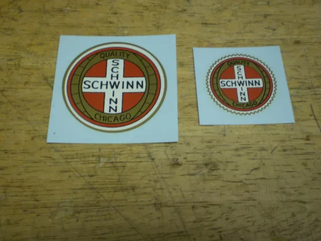 Schwinn Wasp Typhoon Hornet Hollywood Bicycle Chainguard Seat Tube Decal Set