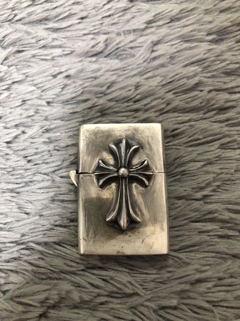 Zippo Chrome Hearts 1997 Z Oil Lighter Sterling Silver