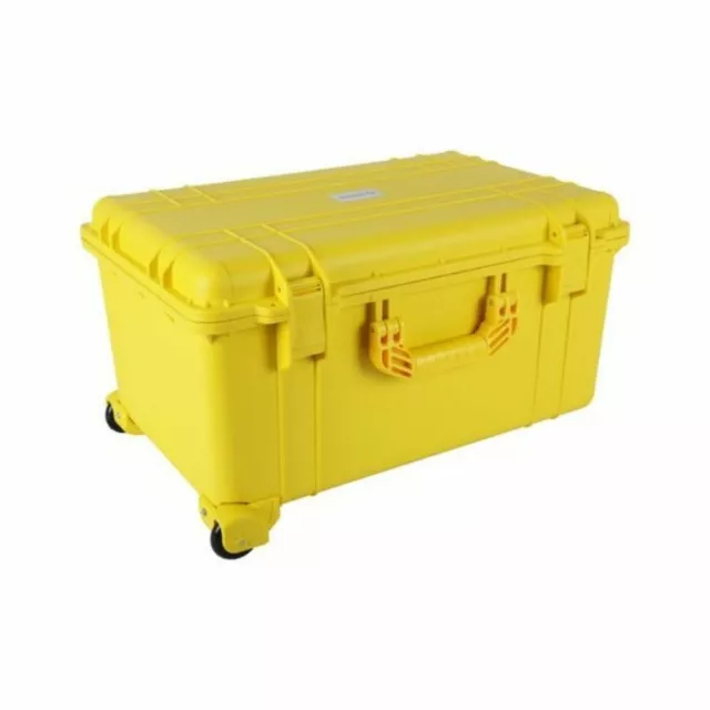 New Protec Water UV Resistant Highly Reliable Rugged Case Large Trolly Yellow