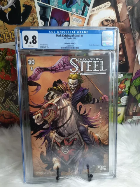 Dark Knights of Steel 1 CGC 9.8 EXCLUSIVE Tyler Kirkham LTD The Joker 🔥 Elite A