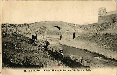 CPA AK Khenifra - Le Pont sur l'Oued oum er Rebia MAROC (964012)