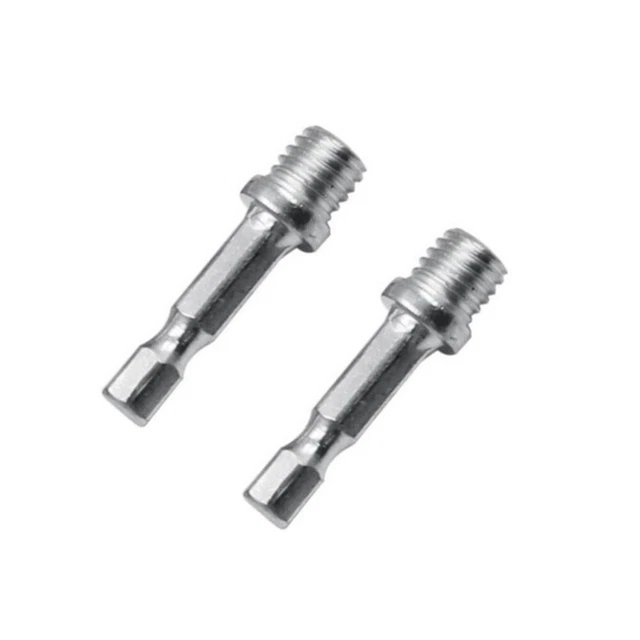 Lot De 3 Adaptateurs De Bielle Hexagonale M10 - Pour Disques De Polissage Et Accessoires Sur Perceuse