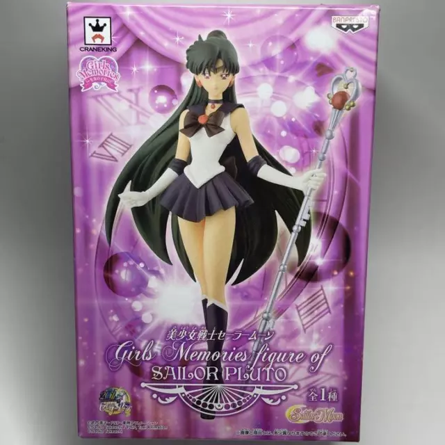 Sailor Moon Girls Memories Figure SAILOR PLUTO BANPRESTO From Japan Used BOX