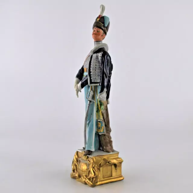 Capodimonte Naples Soldier Military Figure Bruno Merli Captain 18th Hussars 3