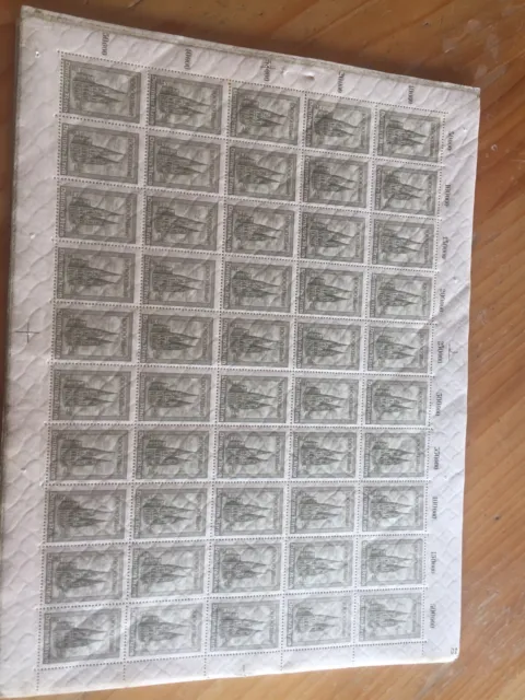 Deutsches Reich Briefmarken Bogen Kölner Dom Michelnr. 262