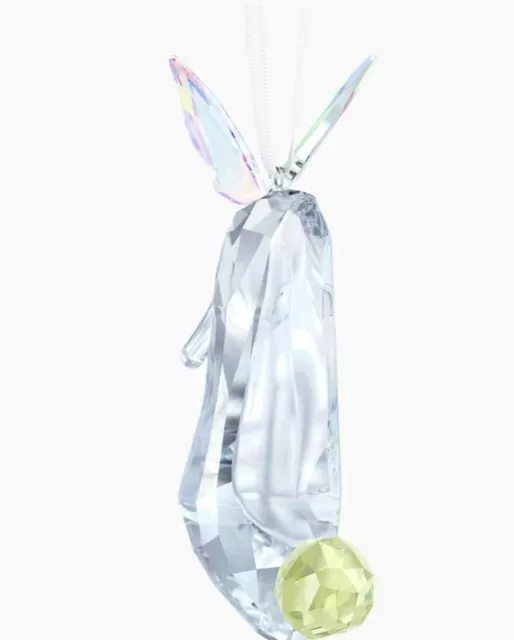 Swarovski Tinker Bell Inspired Shoe Ornament Wings Christmas #5384694 New in Box