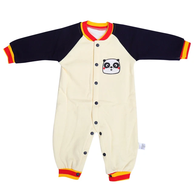 Tuppe neonato bottone cartone animato biologico autunno bambino