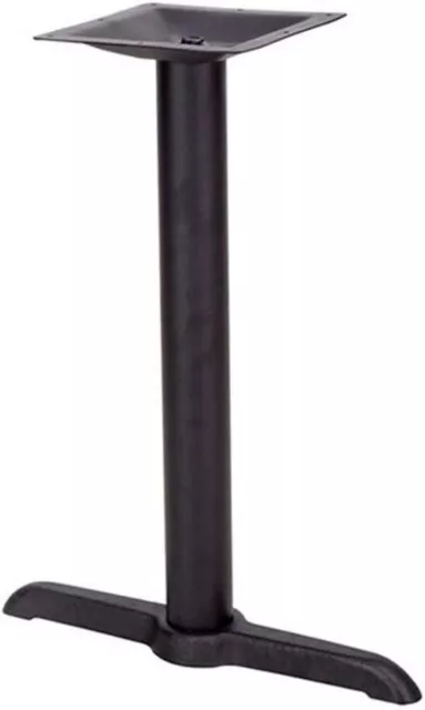 5'' X 22'' Restaurant Table T-Base with 3'' Dia. Table Height Column Black New