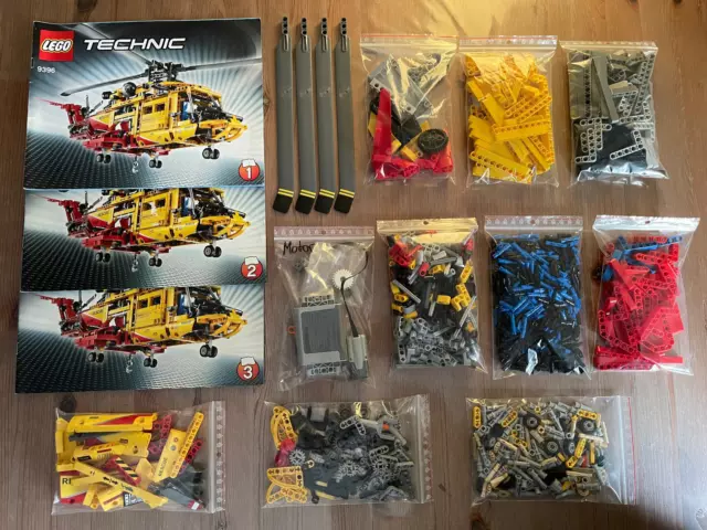 LEGO Technic Helicopter (9396) - LIKE NEW + POWERFUNC.-MOTOR - 100% original (2)