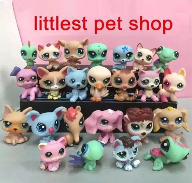 Littlest Pet Shop Huge Lot Of 24 Pets LPS Dogs Cats Monkey Bear  LionsToy Gift 2