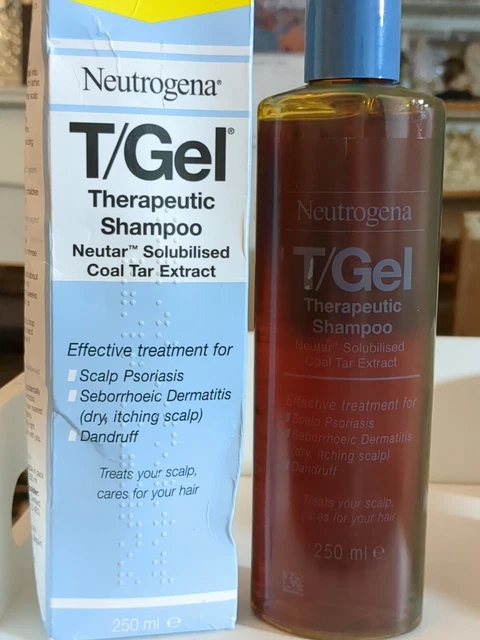 Champú terapéutico Neutrogena T/Gel - 250 ml nueva caja batida. Fecha 05/25
