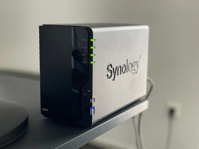 Synology DiskStation DS218 NAS Gehäuse – Schwarz