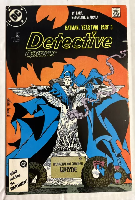Detective Comics #577 (DC 1987) Batman Year Two Part 3 McFarlane VF+