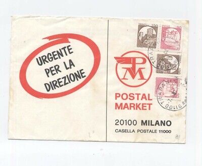 STORIA POSTALE castelli bobina LETTERA 1989 CIB_173 