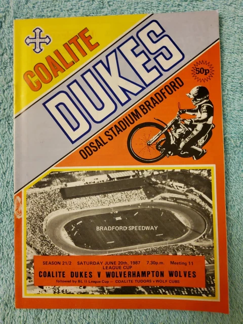 BRADFORD SPEEDWAY 1987 v WOLVERHAMPTON. LEAGUE CUP. 20th JUNE. 11th MEETING