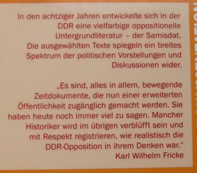 Kowalczuk Freiheit Öffentlichkeit Samisdat Samizdat DDR Opposition Widerstand 2