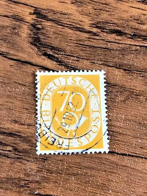 1951-52 Germany - Used #683 Numeral & Post Horn