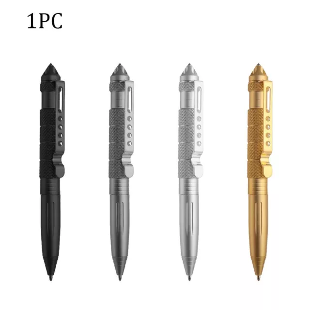 Glass Unisex Rotating Tungsten Steel Pen Tool Safety Protective Metal Ballpoint