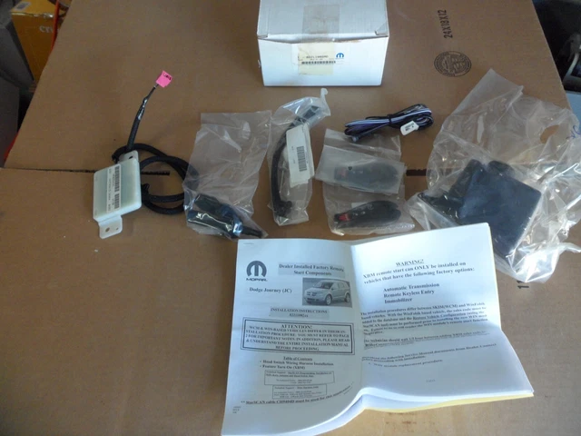 NOS MOPAR 2008 DODGE JOURNEY Factory Remote Vehicle Starter Kit 82211082AD