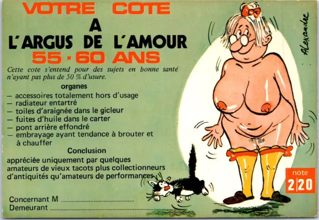 THEMES - HUMOUR GRIVOISERIE carte postale ancienne [REF/48018]