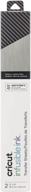 Cricut 2006775 Transfer Sheet Patterns, Carbon Fiber Infusible Ink,