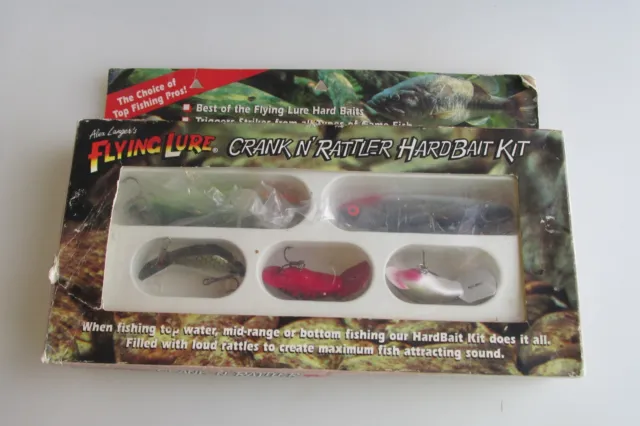 Six 2'' Alex Langer's Chartreuse Pepper Flying Lure Pack. Hooks not included