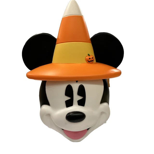 DISNEY HALLOWEEN 2023 Lighted Mickey Mouse Candy Corn Hat Blow Mold