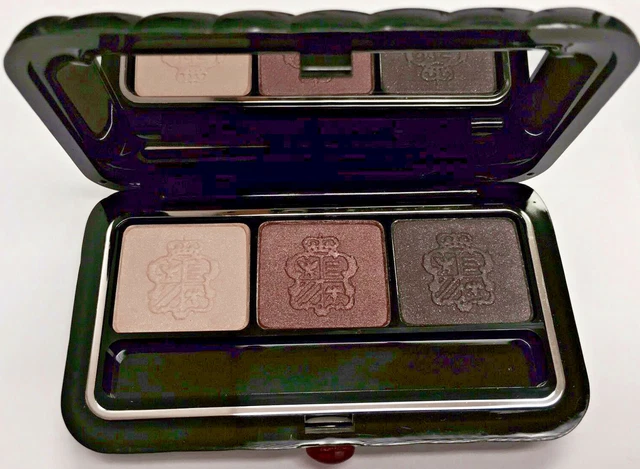 BORGHESE Satin Shadow Milano Trio Eye Shadow SHEER MIST No Box Free Face brush