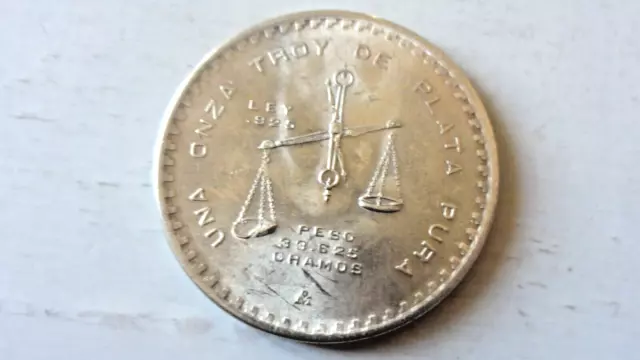 Casa de Moneda Mexico - Piece Mexicaine en Argent  - 1980
