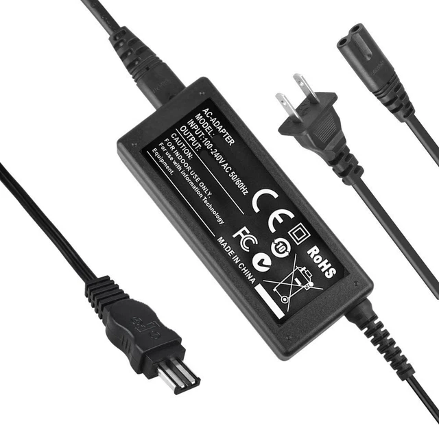 thumbnail image 2 of AC Power Adapter Charger Cord For Sony Handycam DCR-TRV350 Camcorder 2 of 5