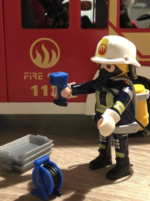 Feuerwehr Zubehör Schlauch Set passend für Playmobil 2.01